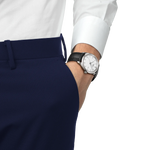 Load image into Gallery viewer, Tissot PR100 40mm T150.410.16.011.00 - cinturino nero - cassa acciaio - quadrante bianco con datario - polso