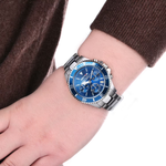 Load image into Gallery viewer, Sector 230 R3273661007 - bracciale e cassa acciaio - quadrante blu con cronografo e datario