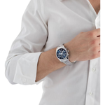 Load image into Gallery viewer, Sector 240 R3273676004 - bracciale metallo - cassa acciaio - quadrante blu con cronografo e datario