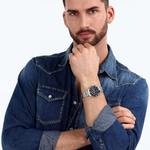 Load image into Gallery viewer, Sector 230 R3253161046 - cassa acciaio - bracciale metallo - quadrante nero con cronografo