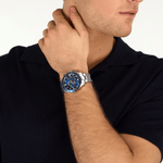 Load image into Gallery viewer, Sector 230 R3273661056 - bracciale e cassa acciaio - quadrante blu con cronografo e datario