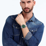 Load image into Gallery viewer, Sector 240 R3253240048 - cassa acciaio - bracciale metallo - quadrante verde con datario