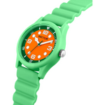 Load image into Gallery viewer, Sector H2O R3251318009 - cassa acciaio verde chiaro - cinturino plastica verde chiaro - quadrante arancione e verde scuro