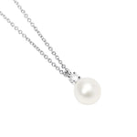 Load image into Gallery viewer, Girocollo con Perla Coltivata e Diamante Lab-Grown