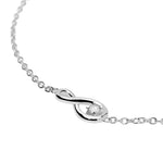 Load image into Gallery viewer, Mabina Bracciale con infinito e diamante lab-grown 534176
