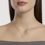Load image into Gallery viewer, Mabina Girocollo punto luce con diamante lab-grown 553864