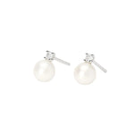 Load image into Gallery viewer, Mabina Orecchini con perle coltivate e diamanti lab-grown 563955