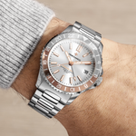 Load image into Gallery viewer, VENEZIANICO Nereide GMT 3521503C - grigio/oro rosa - polso
