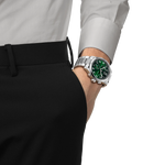 Load image into Gallery viewer, Tissot Chrono L 42mm T116.417.11.092.00 - bracciale e cassa acciaio - quadrante verde con datario e cronografo - polso