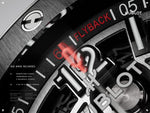 Load image into Gallery viewer, Hublot Big Bang Reloaded All Black 421.CX.1140.NR.RLD - cassa ceramica nera - cinturino gomma e tessuto nero - quadrante scheletrato