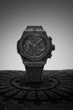 Load image into Gallery viewer, Hublot Big Bang Unico All Black Calavera 441.CI.1140.VR.MEX25 - cassa ceramica nera - cinturino gomme e pelle nero - quadrante nero