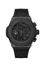 Load image into Gallery viewer, Hublot Big Bang Unico All Black Calavera 441.CI.1140.VR.MEX25 - cassa ceramica nera - cinturino gomme e pelle nero - quadrante nero