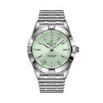 Load image into Gallery viewer, Breitling Chronomat 32 con cassa in acciaio da 32 mm e quadrante verde menta.