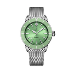 Load image into Gallery viewer, Quadrante blu con indici e lancette luminescenti dell'orologio Breitling Superocean Heritage Automatic 36