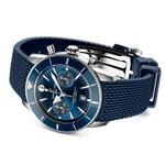 Load image into Gallery viewer, Bracciale mesh Milanese in acciaio inossidabile con chiusura pieghevole del Breitling Superocean Heritage B01 Chronograph 42