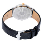 Load image into Gallery viewer, Quadrante con indici e lancette oro rosa con punti luminosi.