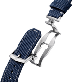 Load image into Gallery viewer, Tag Heuer Monaco Evergraph CEW5181.FT8123 - cassa titanio - cinturino caucciù blu - quadrante trasparente con cronografo