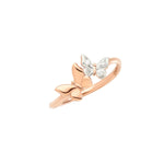 Load image into Gallery viewer, Anello Farfalla con Diamanti Bianchi