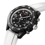 Load image into Gallery viewer, Profilo laterale della cassa rotonda in Breitlight® con lunetta bidirezionale e corona non a vite.