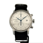 Load image into Gallery viewer, Buame & Mercier Classima Chrono Automatic 42mm ref. 8692 - cinturino pelle - cassa acciaio - quadrante bianco con cronografo e datario