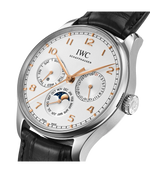 Load image into Gallery viewer, Cinturino in pelle di alligatore nera con fibbia deployante.