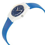 Load image into Gallery viewer, Swatch Squirolino LW152 - cinturino e quadrante blu - cassa bianca