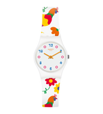 Load image into Gallery viewer, Swatch Polletto LW154 - cassa, cinturino e quadrante bianco