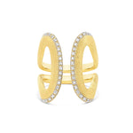 Load image into Gallery viewer, Anello "Libera" con Diamanti