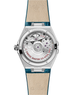 Load image into Gallery viewer, Cassa in acciaio inox da 34 mm con lunetta liscia e finiture lucide dell’Omega Constellation Co-Axial Master Chronometer Small Seconds