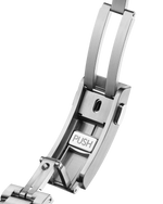 Load image into Gallery viewer, Bracciale in acciaio O-MEGASTEEL con chiusura déployante estensibile e sistema di regolazione dell’Omega Seamaster Planet Ocean 6000M 45,5 mm.