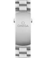 Load image into Gallery viewer, Cassa in acciaio inox da 43,5 mm con lunetta unidirezionale in ceramica blu con scala graduata Omega Liquidmetal™