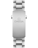 Load image into Gallery viewer, Cassa in acciaio inox da 43,5 mm con lunetta girevole bicolore nera e bianca in ceramica lucida, scala graduata e dettagli arancioni