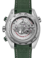 Load image into Gallery viewer, Cassa in acciaio inox spazzolato da 45,5 mm con lunetta girevole unidirezionale in ceramica verde e scala subacquea Liquidmetal™ dell’Omega Seamaster Planet Ocean 600M