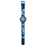 Load image into Gallery viewer, Vista laterale della cassa in plastica e fibbia del cinturino Flik Flak FPNP125.