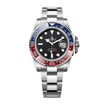 Load image into Gallery viewer, Rolex GMT-Master II 126710BLRO con cassa in acciaio Oystersteel da 40 mm e lunetta Cerachrom bicolore rossa e blu.