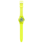 Load image into Gallery viewer, Swatch Luminously lemon SO28J103 - cassa plastica gialla - cinturino silicone giallo - quadrante giallo con puntini verdi
