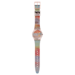 Load image into Gallery viewer, Swatch Turner's Scarlet Sunset SO28Z700 - cassa trasparente - multicolor