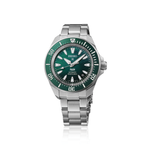 Load image into Gallery viewer, Cassa in acciaio inox da 40 mm con vetro zaffiro curvo antiriflesso, corona a vite e fondello avvitato dell'orologio Seiko Prospex Mare PADI Special Edition