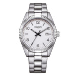 Load image into Gallery viewer, Vagary Timeless IB9-115-13 con cassa in acciaio da 39 mm e quadrante bianco.