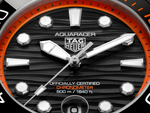 Load image into Gallery viewer, Tag Heuer Aquaracer Professional 500 Date WBP5183.BF0010 - bracciale e cassa titanio - quadrante laccato nero e arancione con datario