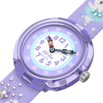 Load image into Gallery viewer, Flik Flak Shining tutu FBNP248 - cassa viola - cinturino multicolor - quadrante bianco e viola