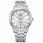 Load image into Gallery viewer, Citizen Classic AW0100-86A - bracciale e cassa acciaio - quadrante argento con datario