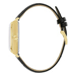 Load image into Gallery viewer, Bulova Frank Sinatra 97B243 - cassa acciaio dorato - cinturino pelle nero - quadrante grigio con datario