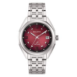Load image into Gallery viewer, Bulova Jet Star 96B401 - bracciale e cassa acciaio - quadrante rosso con datario