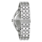 Load image into Gallery viewer, Bulova Jet Star 96B472 - bracciale e cassa acciaio - quadrante argento/blu con datario - fondello