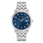 Load image into Gallery viewer, Bulova Sutton Classic 96B475 - bracciale e cassa acciaio - quadrante blu con datario