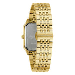 Load image into Gallery viewer, Bulova Tony Bennett 97B236 - bracciale e cassa acciaio placcato oro giallo - quadrante argento con datario - fondello