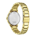 Load image into Gallery viewer, Citizen Lady FE6122-64X - bracciale e cassa acciaio con finiture dorate - quadrante verde con datario - fondello