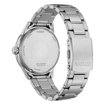 Load image into Gallery viewer, Citizen Field AW1870-59H - bracciale e cassa acciaio - quadrante grigio con datario e indici vintage - fondello
