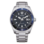 Load image into Gallery viewer, Citizen Marine AW1881-52L - bracciale e cassa acciaio - quadrante blu con datario
